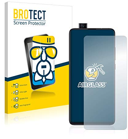 BROTECT Lámina Cristales para Xiaomi Mi 9T Pro | Transparente Protección Pantalla Made in Germany Dureza 9H Anti-Arañazos Protector Cristal