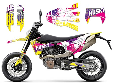 race-styles Aufkleber kompatibel mit Husqvarna 701 Supermoto | Dekor Design Stone Pink