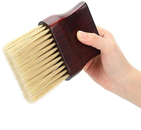 Cepillo de Cuello de Barbero, Accesorio de Salón de Peluquería Profesional Para Limpieza del Cabello y Cara, Cepillo de Polvo Para Todos los Estilistas