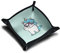 Immersion 335_2020C Würfelteller, Würfelbrett aus Neopren, Würfelschale, Zubehör für Würfelspiele und Gesellschaftspiele, Motiv: Small Hello Unicorn