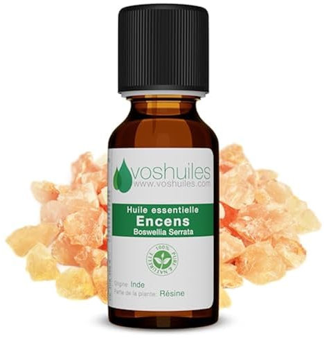 Voshuiles - Huile Essentielle Encens - 5ml - 100% Pure et Naturelle - HEBBD - Entreprise Française