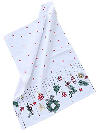 CasaJame Geschirrtuch Trockentuch Küchenhandtücher 2er Set 70x50cm mit Weihnachtsmotiv