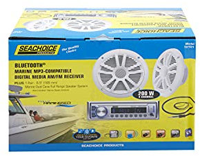 SEACHOICE Stereo Am/Fm/USB/BT w/Speakers
