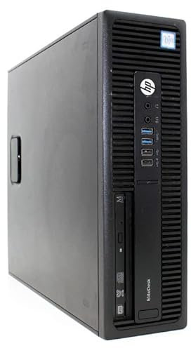 PC Fisso Computer Desktop HP 800 G2 SFF i5 6500 Seriale RS232 Windows 10 PRO Aziendale Ufficio Scheda Video Gaming Grafica editing video (NO GPU, 4GB RAM SSD 240GB) (Ricondizionato)