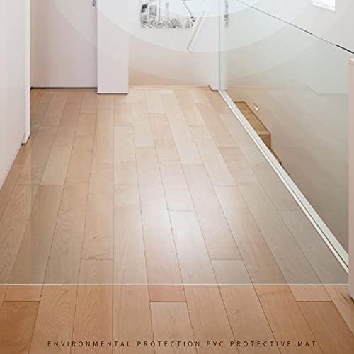 LLPEIJIE026 Teppich-Bodenschutzmatte Bürostuhl Unterlage,Schutzmatte Transparent,Kratzfest,rutschfest,Bodenmatte, Bodenschutz,ideal für Laminat,Parkett,Hartböden (150x200cm)