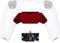 eXtremeRate RISE4 Ersatz Rück Paddles&Remapper Board für ps5 Controller Rise/RISE4 Remap Kit, Austauschbar K1K2K3K4 Back Button/PCBA Platine[KEIN Full Remap Kit]-Rot