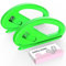 Geschenkpapier Schneider 2er-Pack mit 10 Ersatzklingen Wrapping Paper Cutter Gift Wrap Cutter für Geschenkpapier Weihnachten Geburtstag Bastelpapier (Grün)