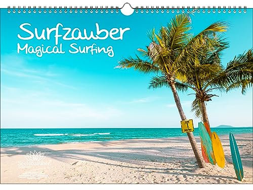 Surfzauber DIN A3 Immerwährender Kalender Surfer und surfen - Seelenzauber
