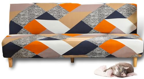 Jinayana Clic Clac Sofahusse, Polyester-Sofa-Sitzbezüge ohne Armlehnen 3 Sitzers(Zauberwürfel)