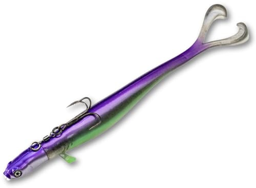 LMAB Drunk Shooter - Vertikal Köder - 25 cm, Angelköder zum pelagischen & vertikalen Angeln, Zander Gummifisch, Zanderköder, Zander Köder zum Bootsangeln