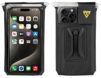 Topeak Unisex – Erwachsene Phone DryBag L Smartphone-Schutzhülle, Schwarz, 17,3 x 9,4 x 1,3 cm