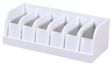 rockible Gürtel-Organizer-Box, 6 Fächer, Schrank-Gürtel-Aufbewahrungsdisplay für Zuhause