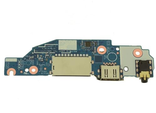 RTDPART Laptop USB/Audio Port IO Platine für Dell Inspiron 7506 2-in-1 Silber 07K2GR 7K2GR 19A97-1 Neu