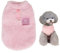 CareCooo Hundepullover für Kleine Hunde, Fleece Warm Hundekleidung mit D-Ring, Weihnachtspullover für Chihuahua und Dackel (Rosa, XL)