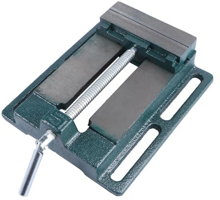 WHAMVOX Small Bench Clamp for Drill Press Table Vise Cast Iron Vise Bench Clamp for Woodworking