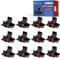IR40T Farbband-Ersatzband für IR40T IR-40T CP-13 MP-12D Taschenroller-Farbbänder für CP13, MP-12D, MP-120DH, MP-120DL, MP-120DLE Drucker, 12 Stück