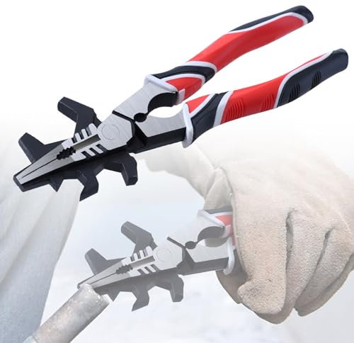 Mig Welding Pliers 8 Inches Multi Functional Welder Plier Clip Tool for Metal Fabricators, Anti-Spatter Design