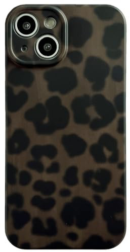 AMART Handyhülle für iPhone 15,Leopard Muster Frauen Mädchen Aesthetic Handyhülle Klassiker Cheetah Motive Slim Fit Stoßfeste Schutzhülle für iPhone 15 (6,1 Zoll)