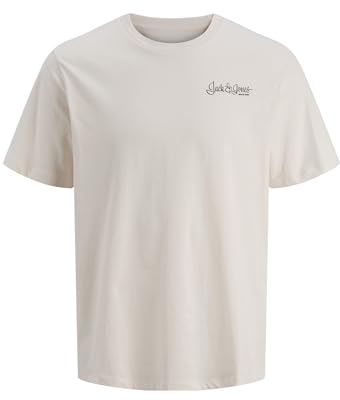 JACK & JONES Jjyuki Back Tee Ss Crew Neck Pls - Plus Size