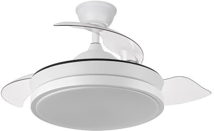 Ecoiluminaled Fabrilamp Ventilador Dc Escorpion Mini 45w Blanc 3aspas Desp. 91d 5980lm Reg.int.remot+temporiz+memoria