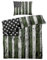Amerikanische Flagge Bettwäsche 135x200 - Rustikal USA Flagge Bettbezug 135 x 200 2er Set, Weiche & Angenehme Mikrofaser Bettbezüge & Kissenbezug 80x80, Bettwäsche-Sets mit Reißverschluss Y#&-68
