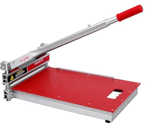 13-Inch Laminate Floor Cutter – 17mm Manual LVP/SPC/WPC/Bamboo/Engineered Wood Cutter | Pro Flooring Cutting Tool with 0°-45° Adjustable Angle & Tungsten Steel Blade | Dust-Free, No Electricity