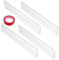 HEMOTON 3pcs Window Edge Protector Pet Window Guard Scratchproof Film Cover for Dog Cat Sill Easy Install Clean