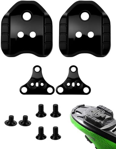 TPZORJX Kompatibel mit Shimano SPD Plattenadapter SM-SH41 Fahrrad Schuh Cleats für Rennrad MTB Pedale 3 Loch Platten Fahrradpedal Adapter Stollen Konverter