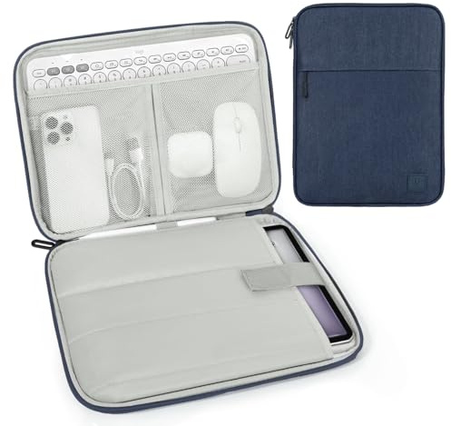 Dadanism 13 Pollici Tablet Custodia Borsa Portatile, Grigio Blu