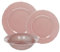 Tognana Charme Service de Table 18 pièces, Porcelaine, Rose Blush