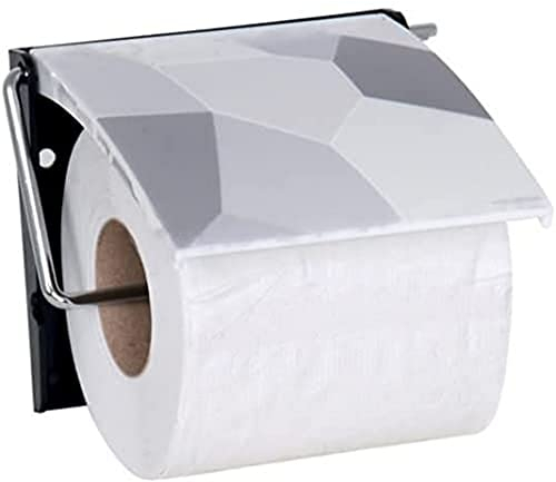 MSV Bad Serie Toilettenpapierhalter WC Rollenhalter Papierhalter Klopapierhalter mit Klappe - Origami