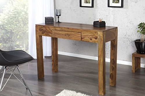 Casa Padrino Barock Sekretär 100cm mit Schublade aus edlem Sheeshamholz - Schreibtisch - Sekretär Konsole