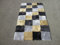 RAU Patchwork Lammfelldecke Echtfelldecke Lammfell Echtfell Bettvorleger 200 x 100 cm