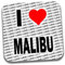 I love Malibu Getränke Untersetzer – Geschenk – Geburtstag – Weihnachten – Strumpffüller