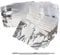 mifengdaer 300 Pack Nail Foil Wraps Nail Remover Wraps Aluminium Nail Art Soak Off Remover Nail Polish Remover Pads with Pre-attached Lint-Free Cotton Pads with 1 Piece Cuticle Pusher