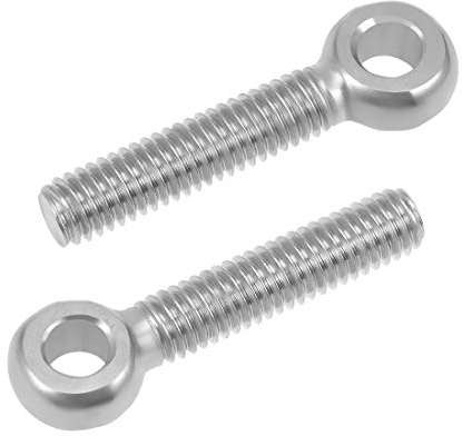 sourcing map 5 Stück M6 x 30mm 304 Edelstahl Augbolzen Augenbolzen Ringmutter Ringschraube