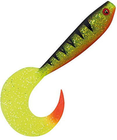 Fox Rage Pro Grub - Gummifisch, Farbe:UV Perch, Länge:8cm
