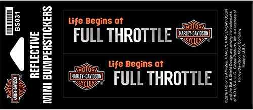 Harley-Davidson Stoßstangen-Aufkleber Full Throttle