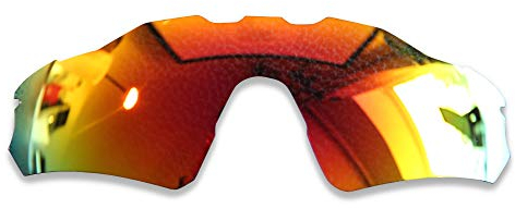 Polarlens Ersatzgläser für Oakley Radar EV Path – Kompatibel mit Oakley Radar EV Path-Sonnenbrillen (Fire Red)