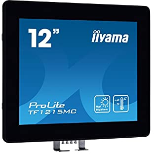 iiyama ProLite TF1215MC-B1 - LED monitor - 12.1 - open frame - touchscreen - 1024 x 768 - IPS - 540 cd/m² - 1000:1-25 ms - HDMI, VGA, DisplayPort - black