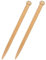 Coopay Hölz Stricknadeln 20mm, 1 Paar Jumbo Stricknadeln für Dickes Garn, Decke, Teppich, Schal und Großes Strickprojekt, Lange Nadeln Groß Stricknadelset 35cm