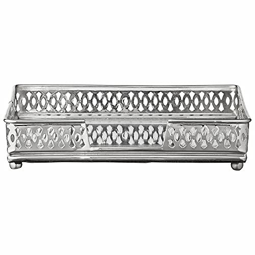 Lene Bjerre Serviettenhalter Bethel, silber, Messing Glas