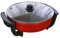 Futchoy 1300W 6L Electric Hot Pot Twin Olla Caliente Olla Olla Caliente Olla con Tapa Sopa Herramienta Cocina Utensilios de Cocina Rojo