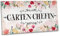ARTFAVES® Gartenschild - Garten-Chefin | Shabby Chic Vintage Gartendeko, Schild mit Spruch zum Thema Garten/Hobbygärtner | Größe: 30 x 15 cm
