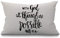 BGBDEIA Bibelvers Kissenbezug Bauernhaus Religiöse christliche Hoffnung mit Gott All Things Are Possible Zitat Dekorationen Kissenbezug für Sofa Couch Baumwolle Leinen 30 x 50 cm 12x20 Zoll