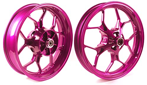Arashi Vordere und hintere Felge für YZF R3 R25 2015-2022 (ABS enthalten) Motorradzubehör YZF-R3 YZF-R25 Rosa 2016 2017 2018 2019 2020 2021