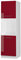 Vicco Meuble pour Four Fame-Line, Rouge Bordeaux Haute Brillance/Blanc, 60 cm avec étagères Ouvertes
