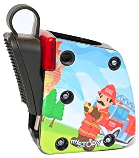 mySTOPY Bremsasisstent für PUKY Modell LR 1L / LR 1L BR mit Motiv (Feuerwehr) I für Kinder ab 2,5 Jahre | integriertes Rücklicht für mehr Sicherheit