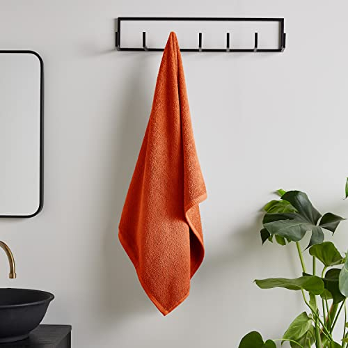 Catherine Lansfield Badetuch, schnell trocknend, Baumwolle, Orange