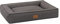 MSS e.K. Hundebett BOXBED 120 x 100 cm XXL in Braun Hundekorb mit abnehmbaren Velours-Bezug und weicher Polsterung waschbares Hundekissen 120 x 100 x 19 cm Hundematte Hundesofa Welpenbett